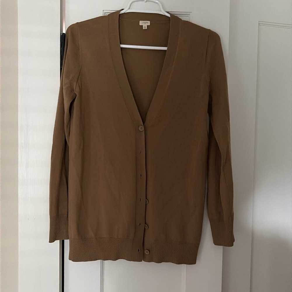 J crew < wool cardigan